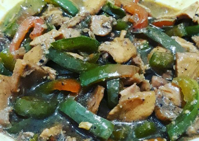 Resep #164. Ayam/daging fillet lada hitam (teriyaki) Anti Gagal