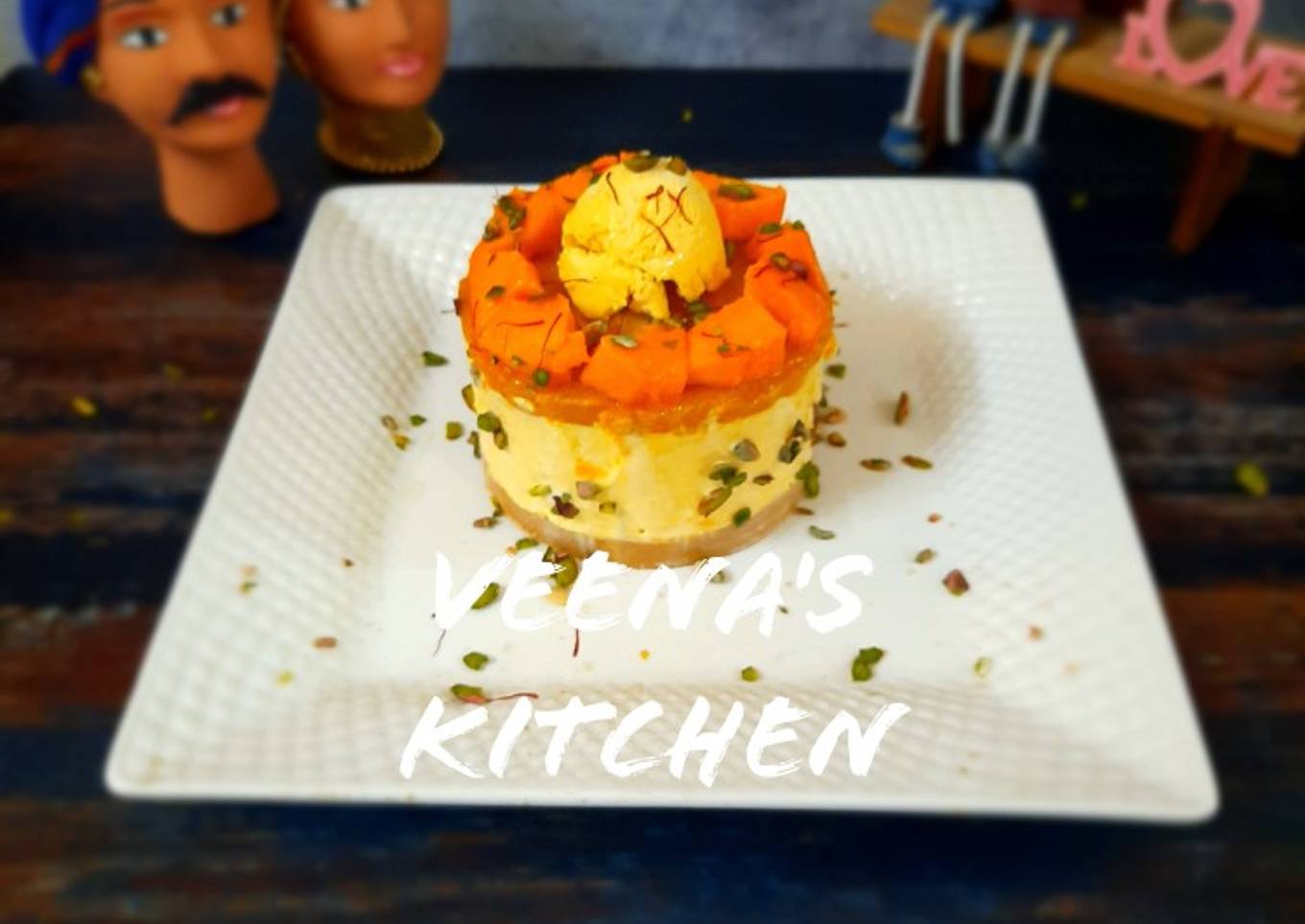 Mango cheesecake