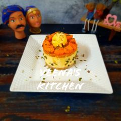 A picture of Mango cheesecake.