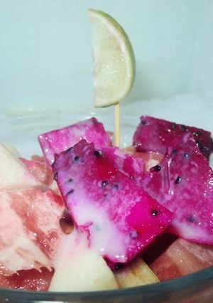 Foto resep Salad buah dengan vla vanila