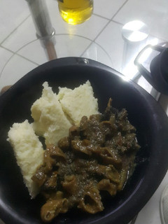 A picture of Wet fry matumbo #4weekchallenge#.