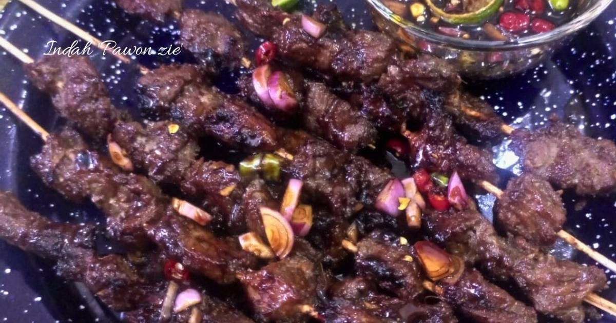 Resep Sate Daging Sapi Sederhana Favorit Bunda