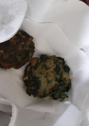 Una foto de Torrejitas de acelga fácil
