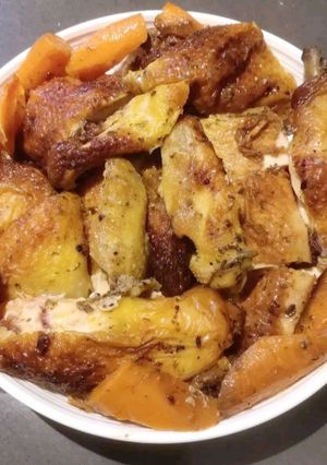 A picture of Oven Baked Fresh Chicken.