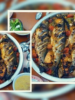 صورة لوصفة سمك دنيس بالفرن 🥰🥰