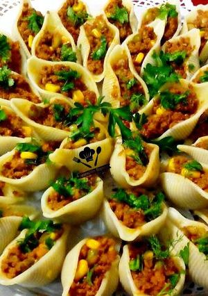 عکسی از دستور ماکارونی جامبو