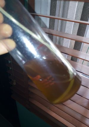 A picture of Coconut and Lemon oil for a good skin.