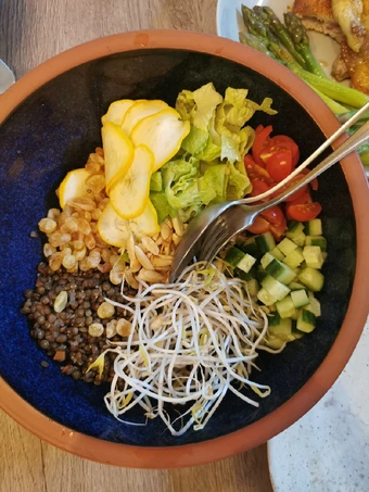 Easy Steps to Make Confeed chicken and Puy Lentil Salad the So Delicious Perfect