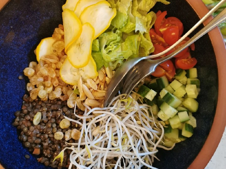 Easy Steps to Make Confeed chicken and Puy Lentil Salad the So Delicious Perfect