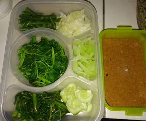 Resep mudah #day1 Pecel sayur #BikinRamadanBerkesan Yummy Mantul