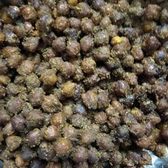 A picture of Kale chane masala.