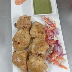 A picture of Chicken malai kabab.