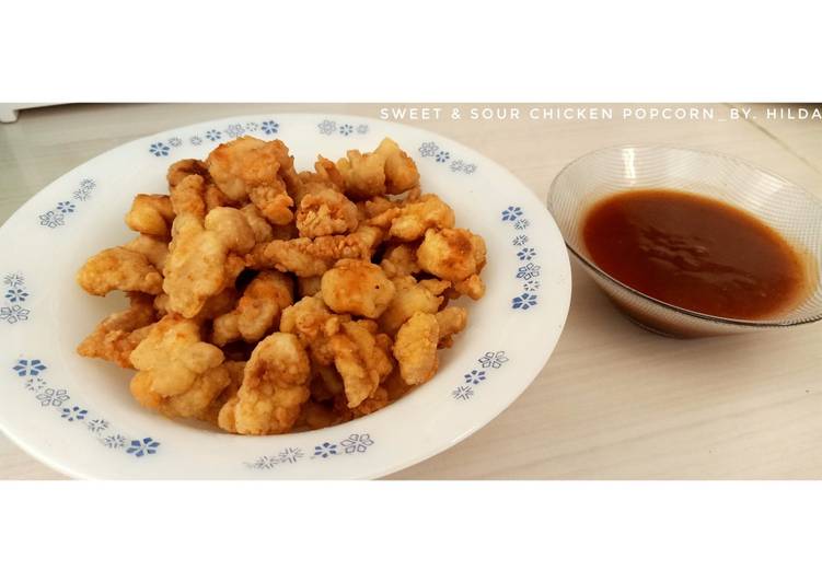 Cara Gampang Menyiapkan Sweet &amp; Sour Chicken Popcorn, Lezat
