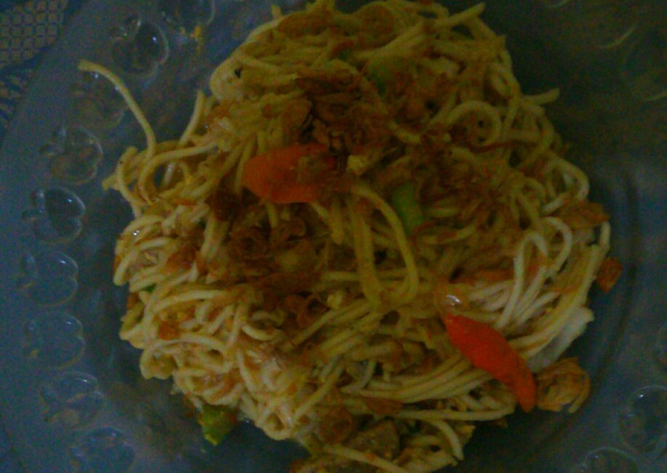 Mie nyemek" sederhana