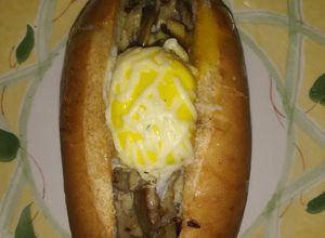 Una foto de Pan tipo panini (relleno)