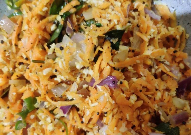 Step-by-Step Guide to Prepare Favorite கேரட் சம்பல் (carrot sambal)
