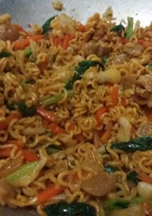Foto resep Mie goreng sayuran ala anak kosan
