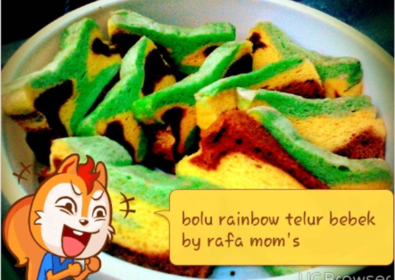 Bolu Rainbow Telur Bebek