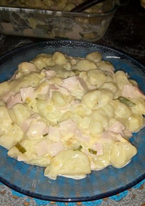 Una foto de Gnocchis (ñoquis) de papa