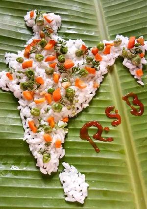 A picture of Rice Bhath.