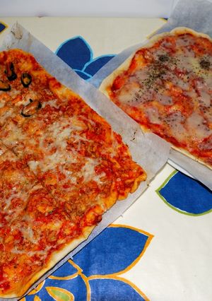 Una foto de Pizzas