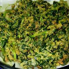 A picture of Kangkung Kremes.