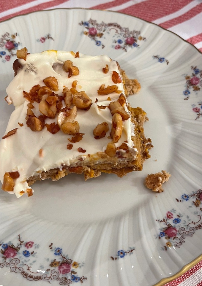 Una foto de Carrot cake de galletas