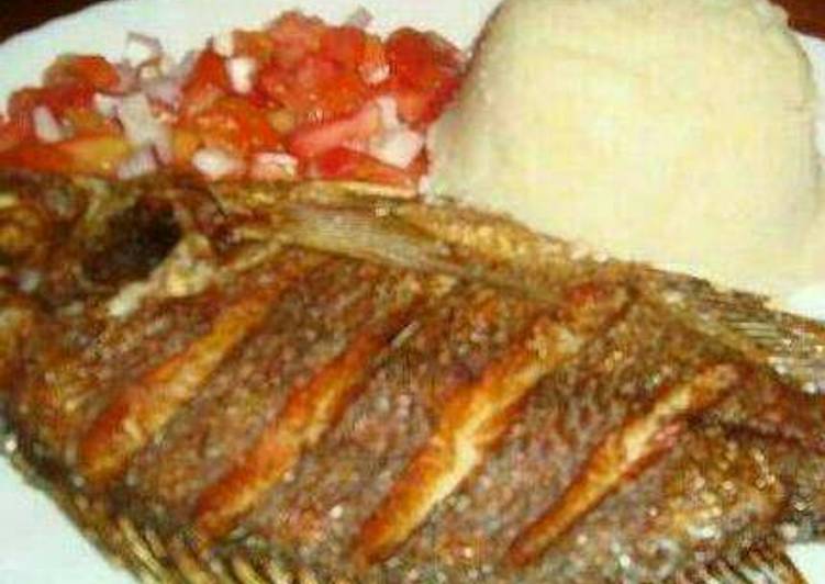 Steps to Prepare Super Quick Homemade Deep fried fish