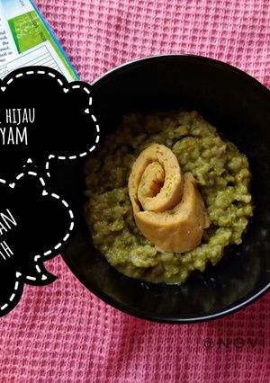 Foto resep Nasi hijau bayam MPASI 12month