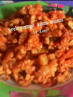 Foto resep Orek tempe asem manis