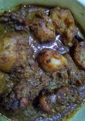 A picture of Chicken curry.