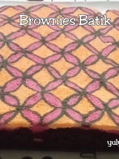 Foto resep Brownies Batik