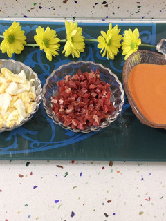 Una foto de Salmorejo