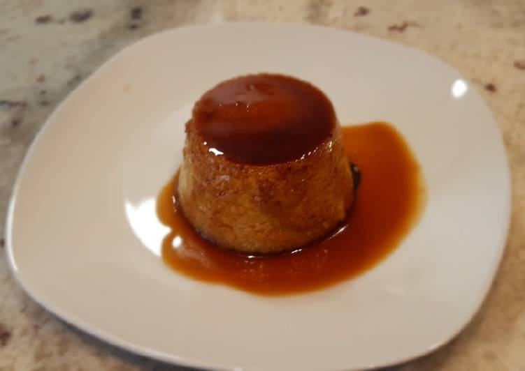 Flan de almendras