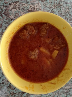 عکسی از دستور خوراک قلقلی با گوشت چرخ کرده