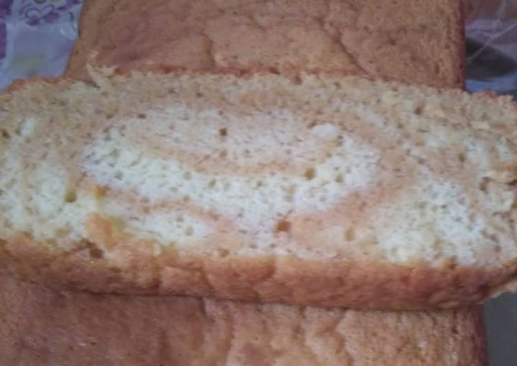 Bolu zebra putih telur