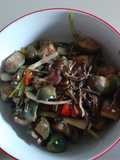 Tumis terong lengkio ikan teri