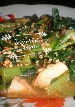 Foto resep 33. Cah Sawi Hijau (Sawi Pangsit)