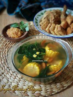 Foto resep Sayur Bening Bayam Wortel Jagung