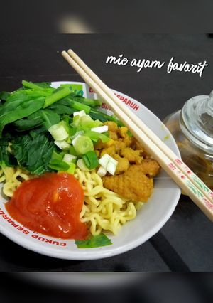 Foto resep Mie ayam favorit