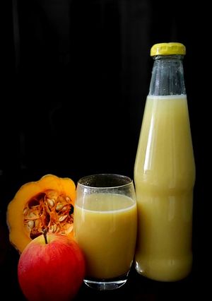 Hình của món Sữa bí ngô gạo nếp.