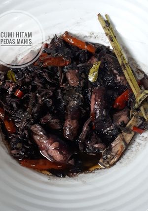 Foto resep Cumi Hitam Pedas Manis