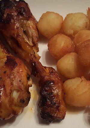 Une photo de Poulet à la sauce barbecue