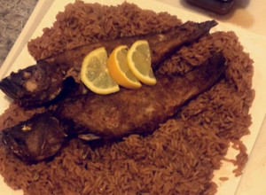 صورة لوصفة رز الصيادية