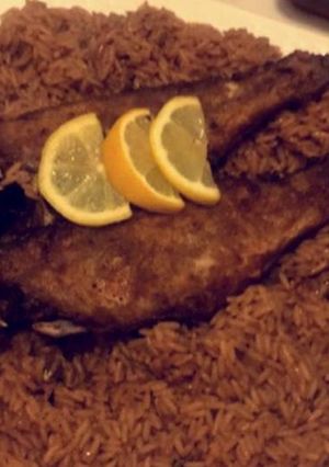 صورة لوصفة رز الصيادية