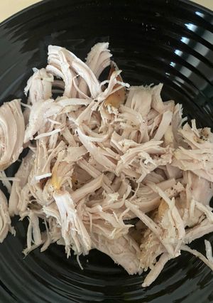 Una foto de Solomillo pavo crockpot