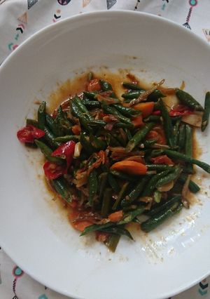 Foto resep Oseng kacang teri