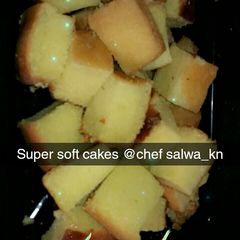 A picture of Super soft vanilla cakes.