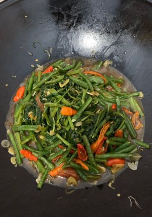 Foto resep Tumis Kangkung Kacang Panjang