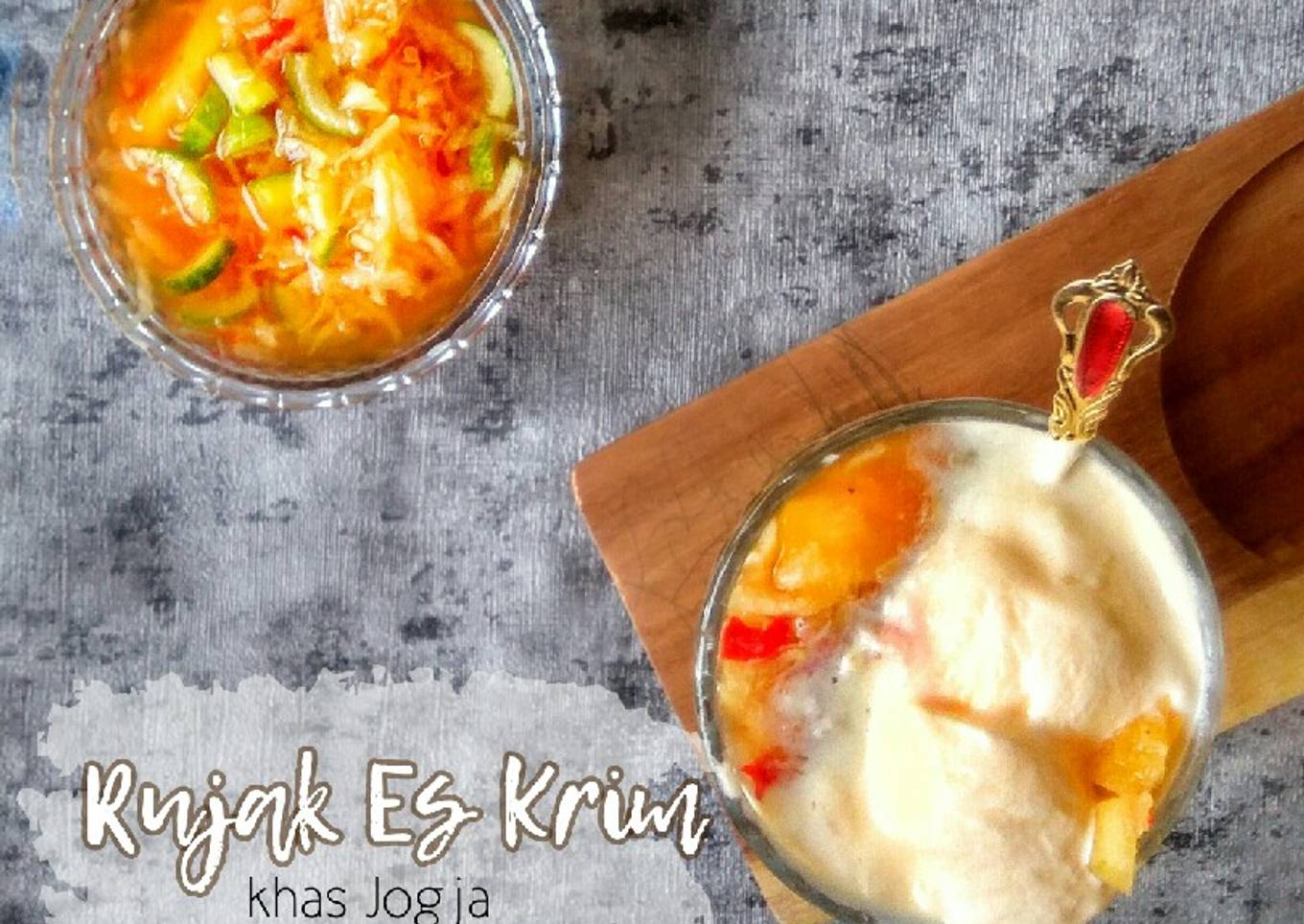 Rujak Serut Es Krim khas Jogja